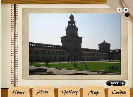 Interfaces: Flash page design