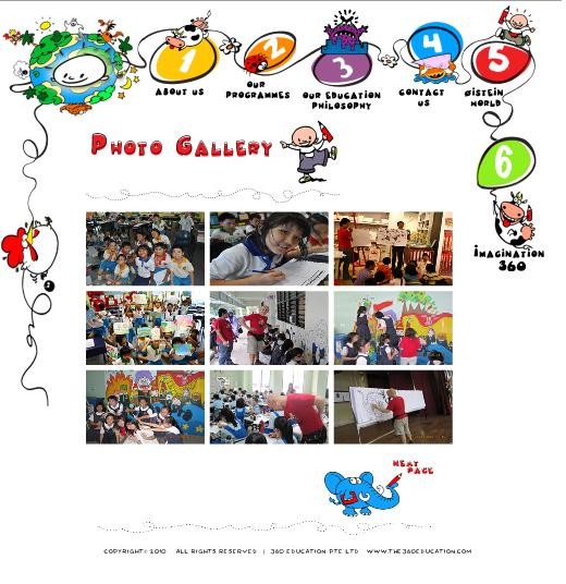 Interfaces: Flash gallery page