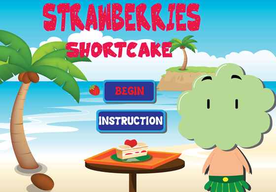 Interfaces: Flash game:Strawberry shortcake new design